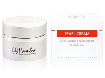 Увлажняющий крем PEARL lambre (Ламбре) PEARL CREAM Увлажняющий крем для всех типов кожи косметической линии средств для ухода за кожей PEARL парфюмерно-косметической компании Ламбре (L'ambre)